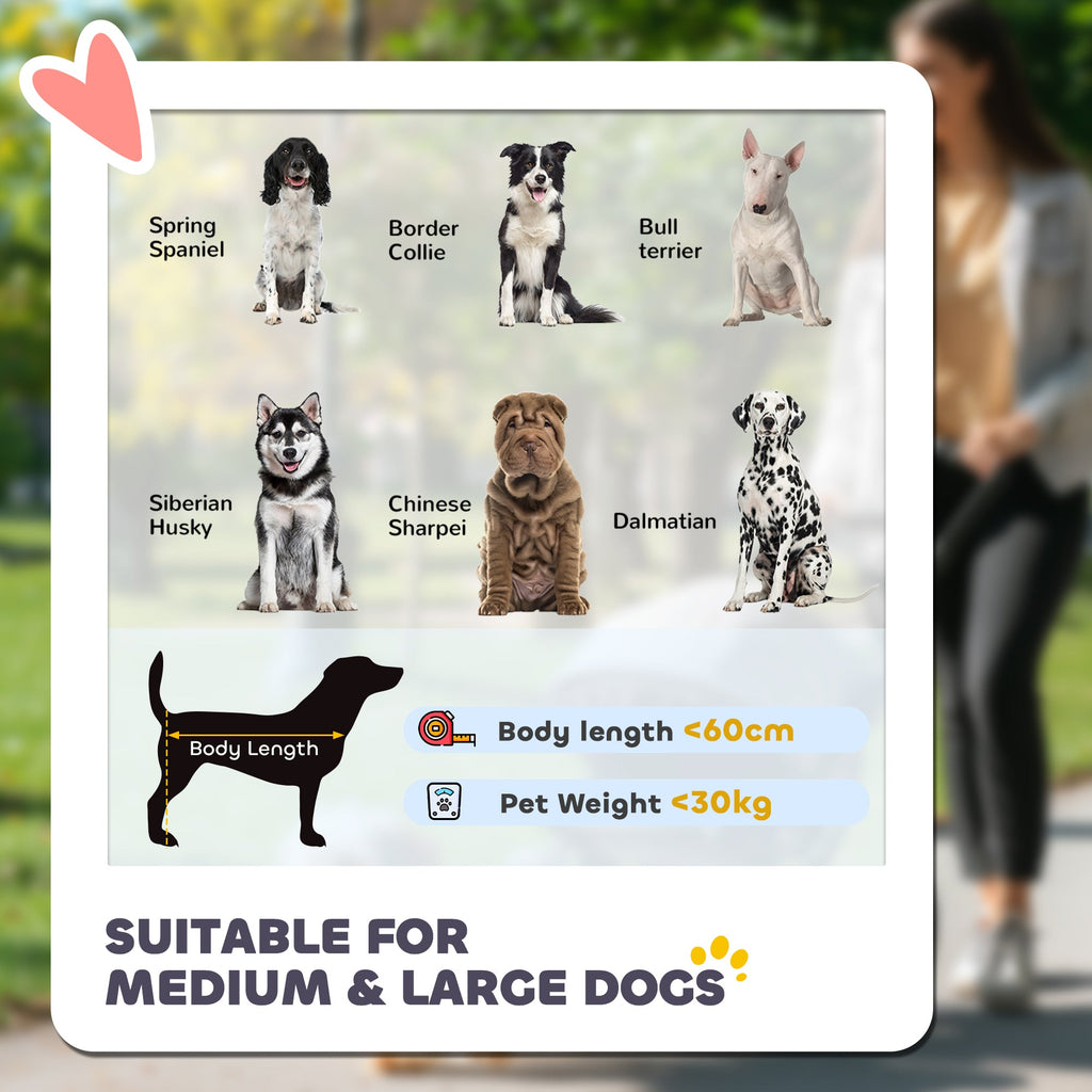 PawHut pet stroller folded down for storage