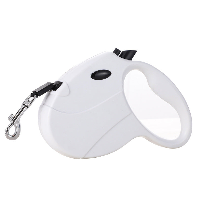 Retractable dog lead comfortable moulded grip handle