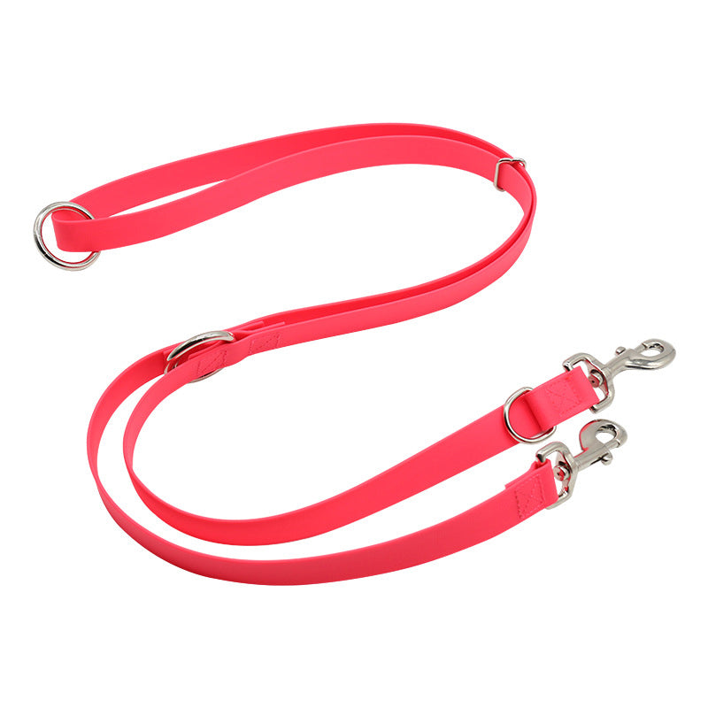 Multi-way waterproof dog lead size and length diagram
