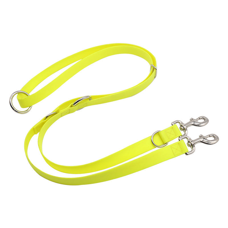 Multi-way waterproof dog lead extended to full 2.15 metre length