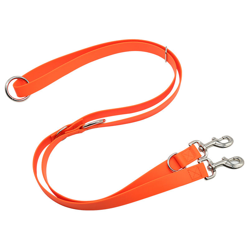 Multi-way waterproof dog lead colour options lineup