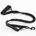 Heavy-duty retractable dog lead for big dogs, black nylon tape