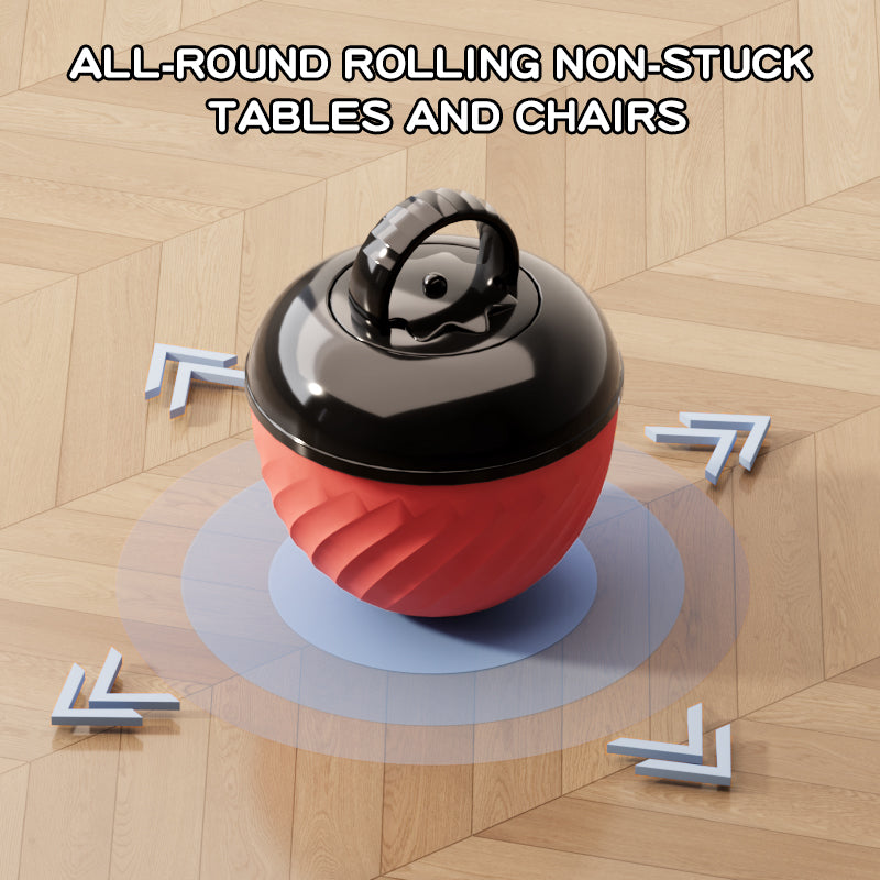 Close-up of smart interactive dog ball charging port