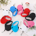 Retractable dog lead with one-touch brake and lock