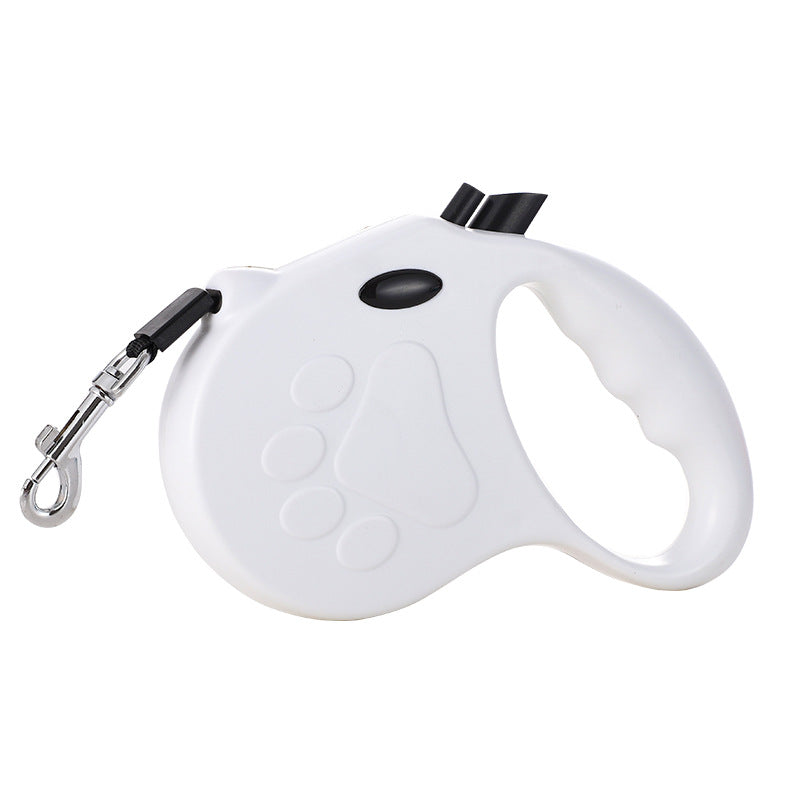 Retractable dog lead size and length specifications diagram