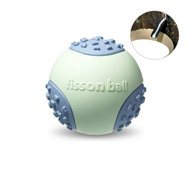 Floating fetch ball colour options, pink and grey-green